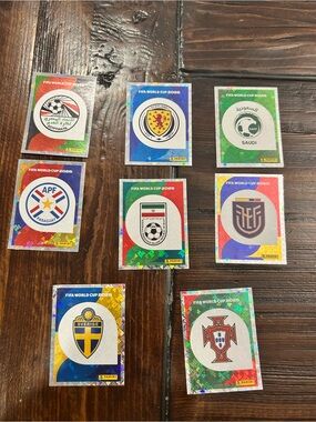 FIFA World Cup 2026 Holographic Team Sticker Set of 8